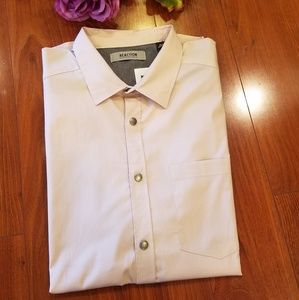 Reaction Kenneth Cole Rose Collared Shirt Medium